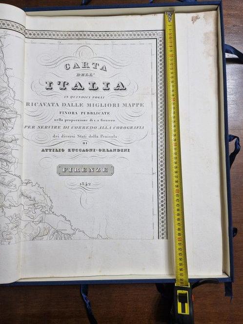 Attilo Zuccagni-Orlandini - Completo di tutte le 15 tavole -, Boeken, Atlassen en Landkaarten