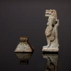 Oud-Egyptisch Egyptische amuletten die Taweret voorstellen