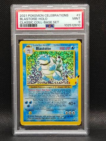 Pokémon - 1 Graded card - PSA 9 MINT Blastoise - NO RESERVE