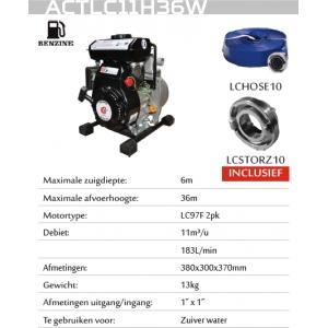 Genermore actlc11h36w motopompe essence 2cv 183 l/min, Doe-het-zelf en Bouw, Gereedschap | Overige machines