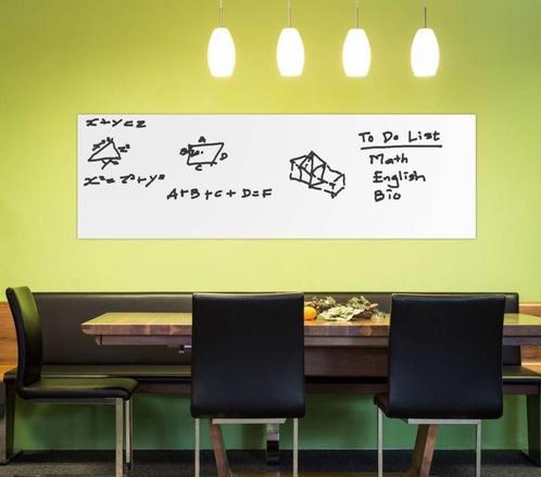Krijtbord bord sticker muursticker deur whiteboard + KRIJT 4, Maison & Meubles, Accessoires pour la Maison | Décorations murale