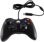 Xbox 360 & PC Controller Wired Zwart (Third Party) (Nieuw), Ophalen of Verzenden