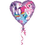 My Little Pony Helium Ballon Hart 43cm leeg, Verzenden
