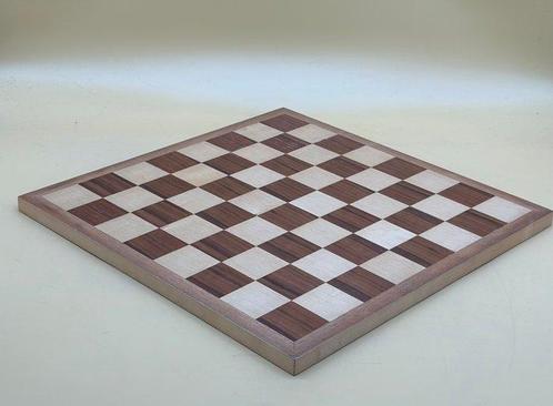 Jeu déchecs - Schachbrett aus hellem und dunklem Holz –, Antiek en Kunst, Curiosa en Brocante