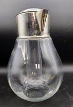 Bouteille - Verre et Métal Argenté - Pichet Rafraichisseur, Antiquités & Art