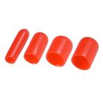 Set van 50 flexibele hulzen (omdop, huls, rond, 3.5 mm, roo, Verzenden, Nieuw