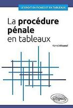 La procédure pénale en tableaux  Aissaoui Kamel  Book, Verzenden, Gelezen, Aissaoui Kamel