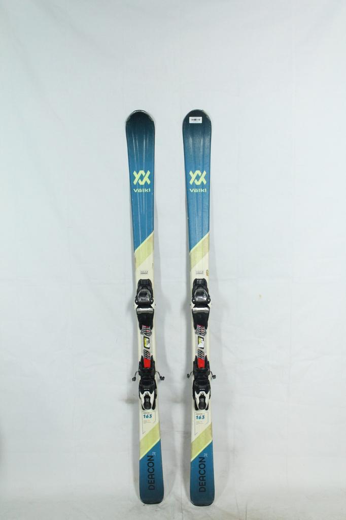 Refurbished - Ski - Volkl Deacon blue - 163, Sport en Fitness, Skiën en Langlaufen, Ski, 160 tot 180 cm, Gebruikt, Overige merken