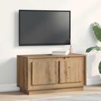 vidaXL TV Kast artisanaal eikenkleurig 80 x 35 x 45 cm, Huis en Inrichting, Kasten |Televisiemeubels, Verzenden, Nieuw