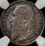 België. Leopold II. 50 Centimes ESSAI / PATTERN - MULE -, Postzegels en Munten