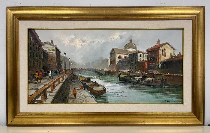 Gino De Simone (1932) - Venezia, Antiek en Kunst, Kunst | Schilderijen | Klassiek
