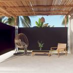 vidaXL Windscherm uittrekbaar 180x600 cm zwart, Tuin en Terras, Verzenden, Nieuw