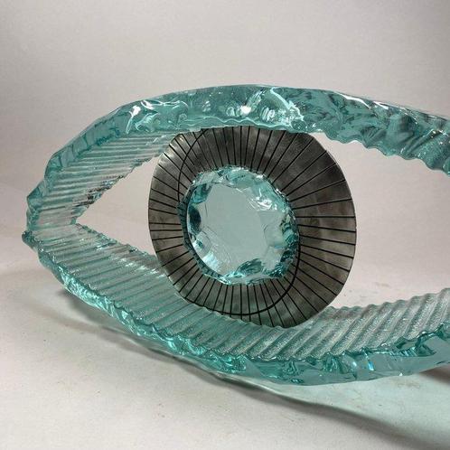 Andrzej Rafalski - Large Hand made Glass Eye, Antiek en Kunst, Kunst | Schilderijen | Modern