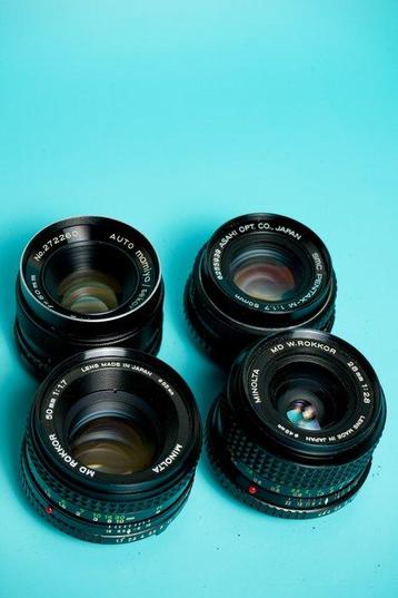 Mamiya, Minolta, Olympus, Pentax ME Super / OM-1 / 500 TL /, Audio, Tv en Foto, Fotocamera's Analoog, Nieuw