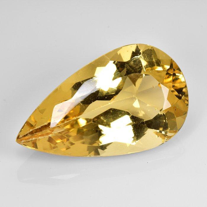 Geel Beril - 20.18 ct - International Gemological Institute, Handtassen en Accessoires, Edelstenen