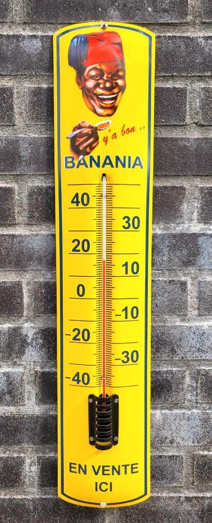 Emaille thermometer Banania, Verzamelen, Merken en Reclamevoorwerpen, Verzenden