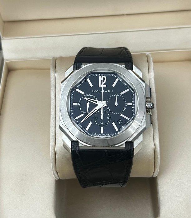 Bvlgari - Octo Velocissimo Chronograph - BGO 41 S CH - Heren, Handtassen en Accessoires, Horloges | Heren