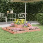 vidaXL Plantenbak 112x112x27 cm massief douglashout, Tuin en Terras, Verzenden, Nieuw