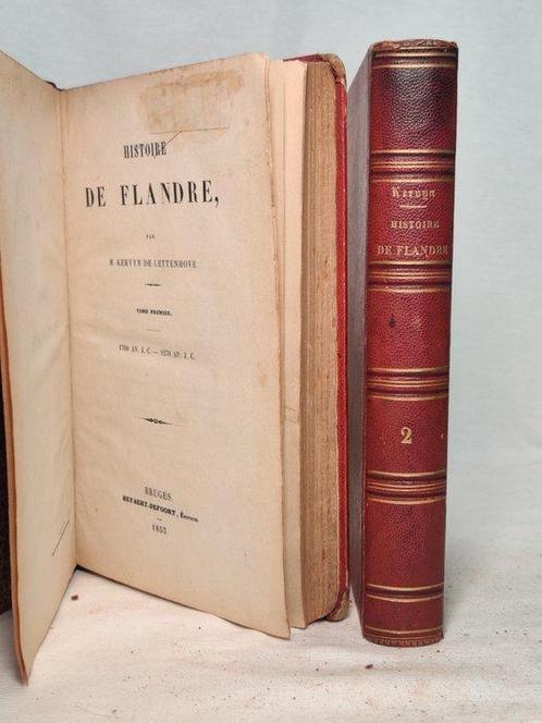De Lettenhove - Histoire de Flandre - 1853, Antiek en Kunst, Antiek | Boeken en Manuscripten
