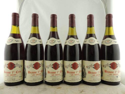 1985 Domaine Roland Mure Les Grèves - Beaune 1er Cru - 6, Verzamelen, Wijnen