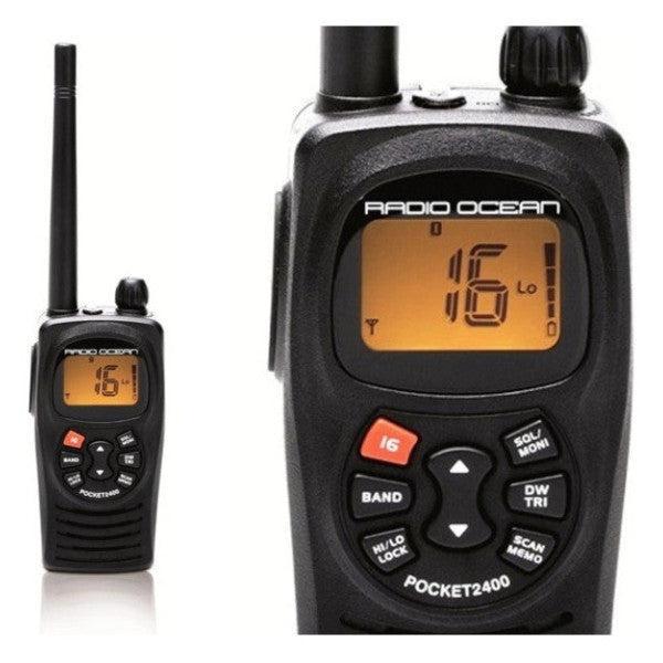 Bieden: Radio Ocean Pocket 2400 Portable VHF, Watersport en Boten, Navigatiemiddelen en Scheepselektronica, Ophalen of Verzenden