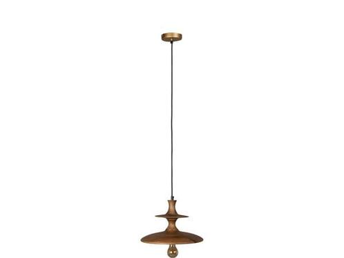 Veiling - Dutchbone Cath Hanglamp 34 cm (S) Hout Bruin, Huis en Inrichting, Lampen | Hanglampen