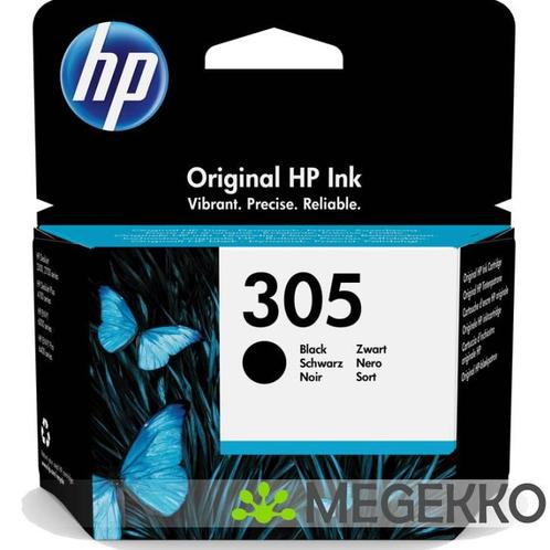 HP Cartridge 305 zwart 2 ml, Computers en Software, Overige Computers en Software, Nieuw, Verzenden