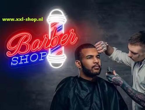 Kapper barber neon sign bord LED lichtbord verlichting lamp, Zakelijke goederen, Horeca | Overige, Verzenden