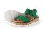 Rieker Sandalen in maat 39 Groen | 5% extra korting, Verzenden, Sandalen of Muiltjes, Zo goed als nieuw, Groen