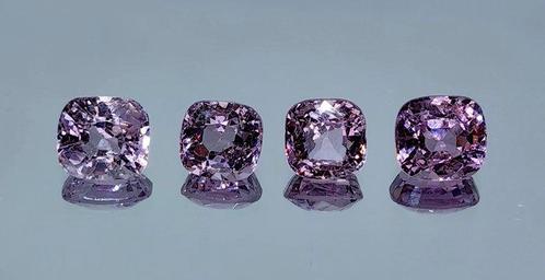 Sans Prix de Réserve - 4 pcs  Spinelle  - 4.65 ct - Antwerp, Handtassen en Accessoires, Edelstenen