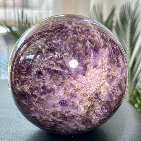 amethist Fine Polished Amethyst Sphere - Hoogte: 10.73 cm -, Verzamelen, Mineralen en Fossielen