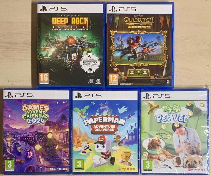 Sony - PlayStation 5 [PS5] - 5 various games [4x Sealed] -, Games en Spelcomputers, Spelcomputers | Overige Accessoires