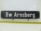 Lokschild BW Arnsberg (Spoorwegen 1:1), Verzamelen, Ophalen of Verzenden, Gebruikt, Overige typen