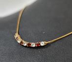 Choker halsketting - 18 karaat Geel goud -  0.90ct. tw.