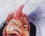 Gala - Hen, chicken painting ~Behind the wall~