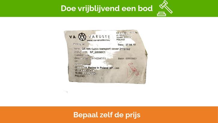 Bieden: Quicksilver 595 Cabin Transport /, Watersport en Boten, Bootonderdelen, Ophalen of Verzenden