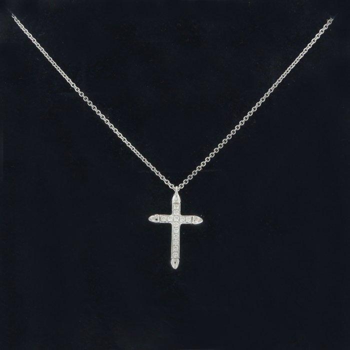 Crivelli - Halsketting - 18 karaat Witgoud - Diamanten, Handtassen en Accessoires, Kettingen