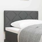 vidaXL Stoffen Hoofdbord Geometrisch Donkergrijs 80 cm Stof, Huis en Inrichting, Verzenden, Nieuw