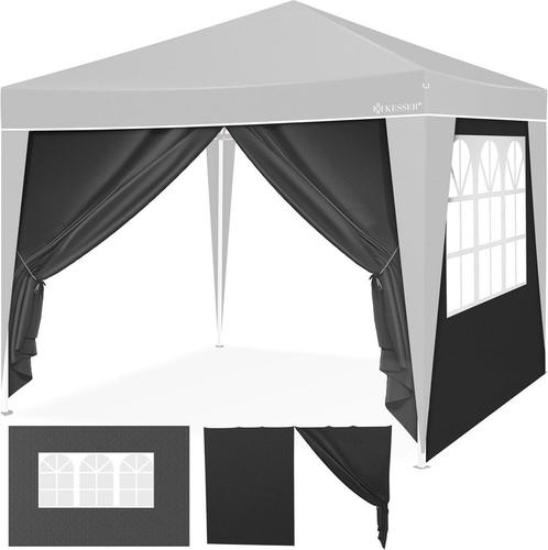 KESSER® Zijwand voor paviljoen - 3x3m - Zwart, Huis en Inrichting, Woonaccessoires | Overige, Verzenden