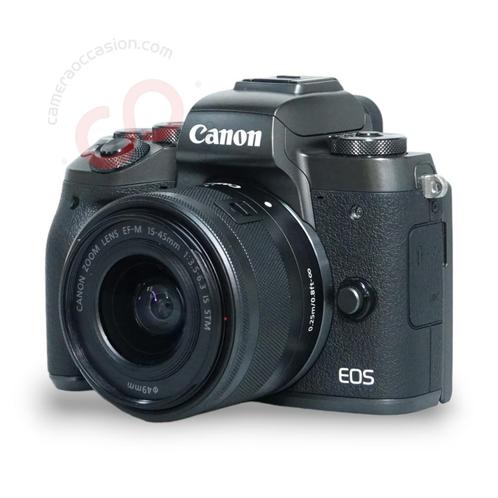 Canon EOS M5 + EF-M 15-45mm 3.5 - 6.3 IS STM nr. 3600, Audio, Tv en Foto, Fotocamera's Digitaal, 8 keer of meer, Zo goed als nieuw