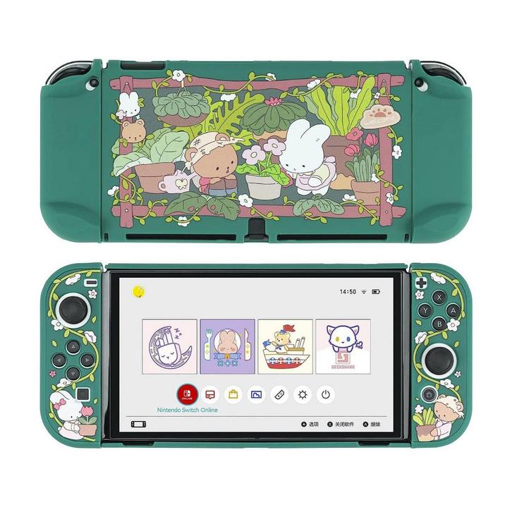 GeekShare Protective Case for Switch 2-Garden House (Switch, Games en Spelcomputers, Spelcomputers | Nintendo Consoles | Accessoires