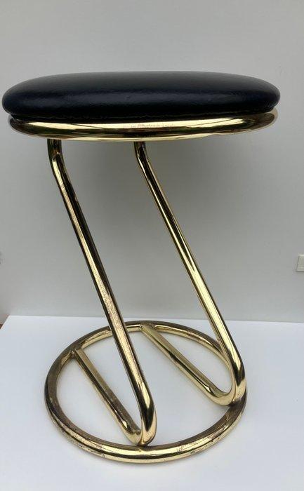 Kruk - Messing, Skai, Antiek en Kunst, Kunst | Designobjecten