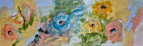 Frédérique Cantais (1966) - Prairie, Antiek en Kunst, Kunst | Schilderijen | Modern