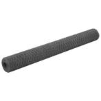 vidaXL Kippengaas 25x1,2 m staal met PVC coating grijs, Verzenden, Nieuw