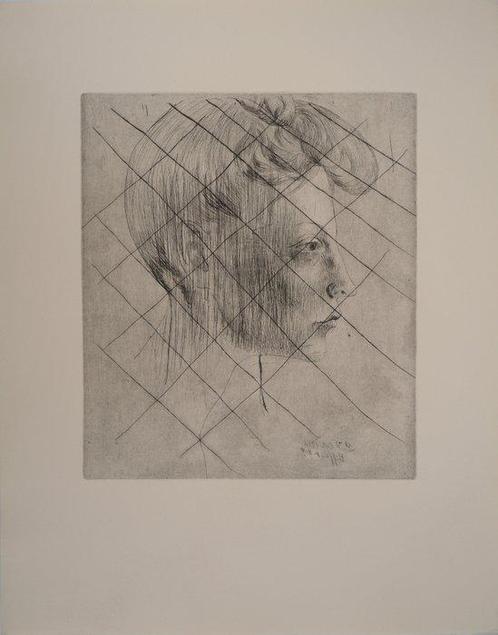 Pablo Picasso (1881-1973) - Saltimbanques : Tête de femme, Antiek en Kunst, Antiek | Overige Antiek