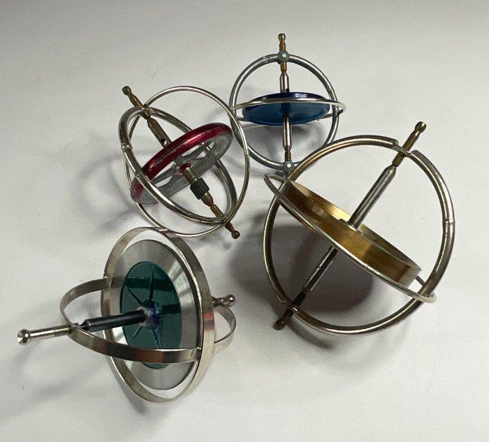 Gyroscoop (4) - Staal, Antiquités & Art, Curiosités & Brocante