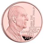 Verenigd Koninkrijk. 5 Pounds In Memoriam HRH, The Duke of, Postzegels en Munten