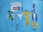 Jean-Michel Basquiat - lem art group - The dingoes that park, Antiek en Kunst, Kunst | Tekeningen en Fotografie