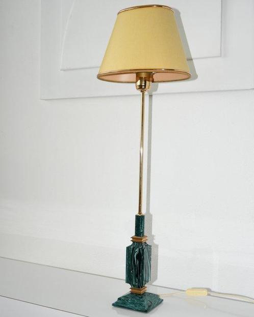 Herda Verlichting - Lampe de table - Décoration en malachite, Huis en Inrichting, Overige Huis en Inrichting