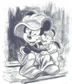 Tony Fernandez - Vintage Mickey Mouse with Baby Pluto After, Livres